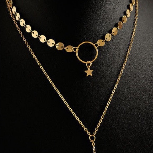 ❌SOLD❌❗️⚡️Final Sale ✨Star choker Necklace - Picture 4 of 4